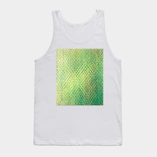 Iridescent Yellows Greens Tank Top